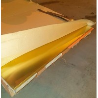 Лист латунный ГПРХХ 5x1000x2000 мм ЛС59-1 ГОСТ 931-90