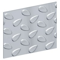 Лист алюминиевый чечевица фото