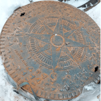 Люк чугунный сверхтяжелый усиленный круглый СТУ (Ф900) 700 мм ВЧ40 ГОСТ 3634-2019