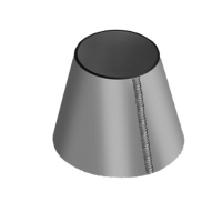 Обечайка стальная коническая 3000x2220x20 мм Ст3 ГОСТ 14249-89