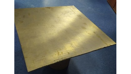 Плита бронзовая 14 мм БрАМц9-2 фото плиту бронзовую 14 мм БрАМц9-2 купить в Нижнем Новгороде