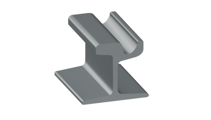 рельсы РТ60Е стальные трамвайные 7 м Э76 купить в Нижнем Новгороде