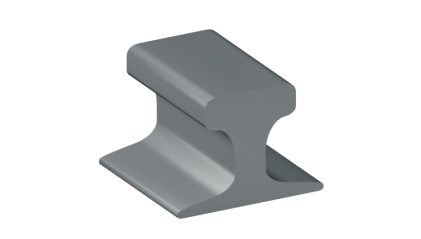 рельсы КР100 стальные крановые 5,5 м К76Ф купить в Нижнем Новгороде