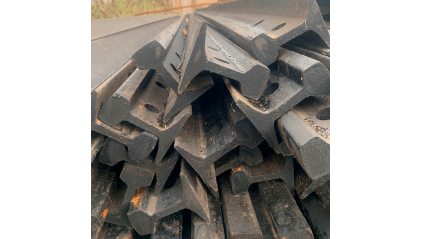 рельсы Р24 стальные узкоколейные 7 м Э76 купить в Нижнем Новгороде