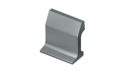 рельсы РК50 стальные контррельсовые 3 м Э76Т купить в Нижнем Новгороде