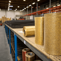 Сетка латунная 1x1x0,1 мм Л80 ГОСТ 6613-86