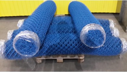 сетку рабицу стальную с полимерным покрытием (ПВХ) 6x6 2 мм купить в Нижнем Новгороде