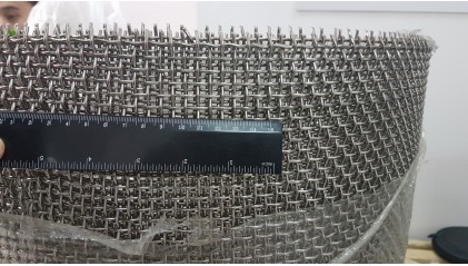 сетку нержавеющую рифленую (канилированную) 5x5 2 мм 12Х18Н10Т купить в Нижнем Новгороде