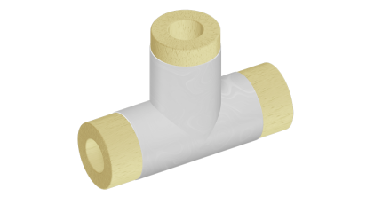 тройник теплоизоляционный минераловатный 1020x920 мм купить в Нижнем Новгороде