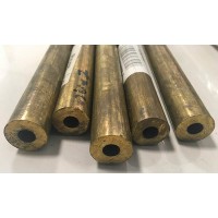 Труба латунная ДКРНМ 100x12,5 мм Л68 тянутая ГОСТ 494-2014