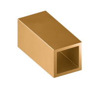 Труба латунная профильная квадратная ДКВНТ 10x10x3 мм ЛС59-1 ТУ 48-21-428-84