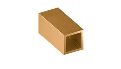 трубу латунную профильную квадратную ДКВНТ 10x10x3 мм Л90 купить в Нижнем Новгороде