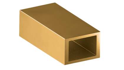 трубу латунную профильную прямоугольную ДПРНТ 130x65x2,5 мм Л63 купить в Нижнем Новгороде