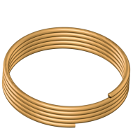 Трубка латунная капиллярная ДКРНМ 1,2x0,5 мм Л68 ГОСТ 2624-2016