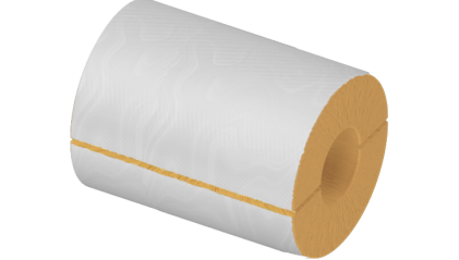 цилиндр теплоизоляционный минераловатный 102x100x500 мм Г1 Ц 100 купить в Нижнем Новгороде