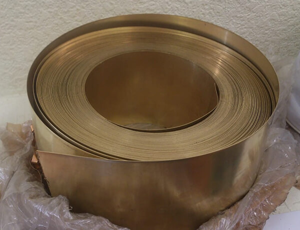 Фольга латунная 0,2x200 мм (200 мкм) Л63 ГОСТ 2208-2007 фото