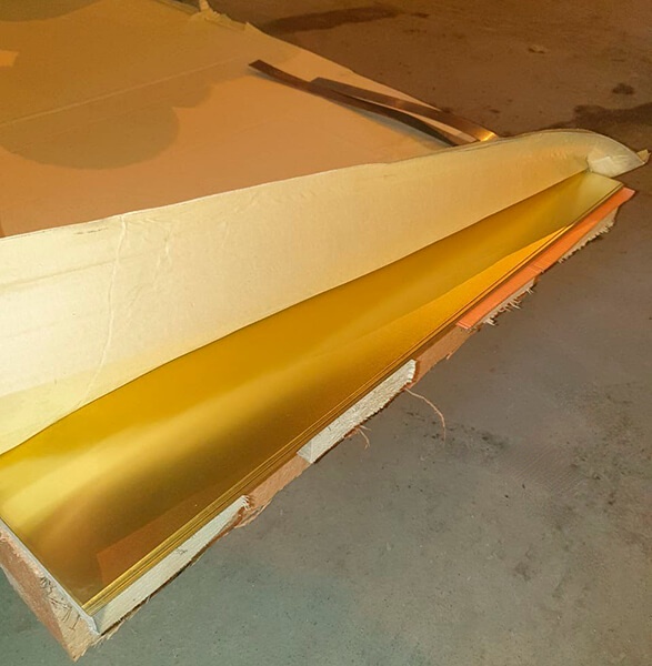 Лист латунный