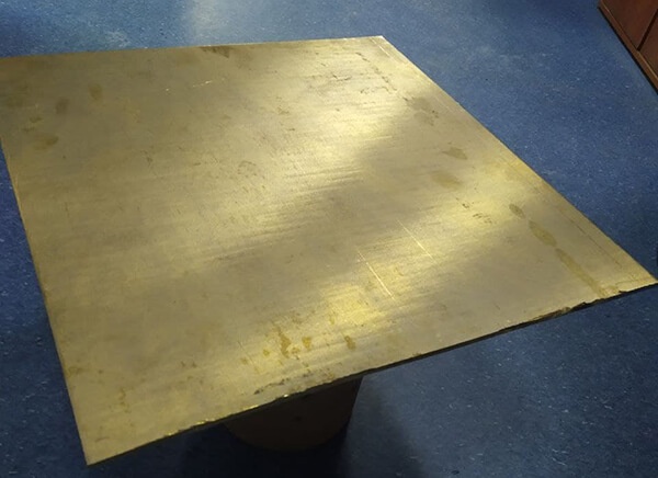 Плита бронзовая 30 мм БрНБТ ТУ 48-21-779-85 фото