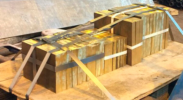 Плита латунная 85 мм Л63 ГОСТ 2208-2007 фото